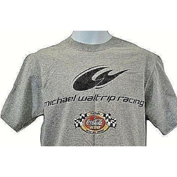 Michael Waltrip T Shirt Retro Nascar Racing Coca Cola 600 50th EUC Mens Size M - Picture 3 of 7